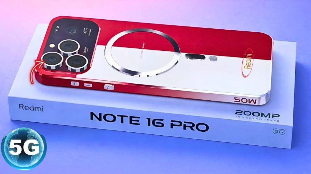 Redmi Note 16 Pro 5G rendimiento superior con diseño elegante