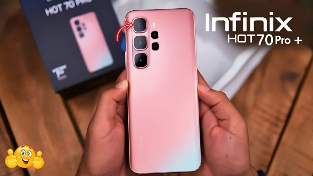Infinix Hot 70 Pro+ innovación tecnológica y batería optimizada