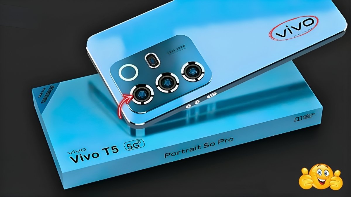 Vivo T5 5G 2026 diseño futurista y cámara de 200MP con Space Zoom